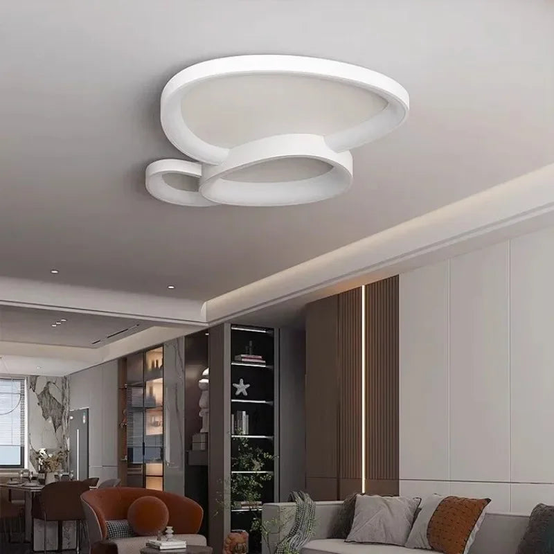 Modern LED Ceiling Lamp For Living Room Bedroom Dining Room Round LED Ceiling Chandelier Lights With Remote Control Led Lighting