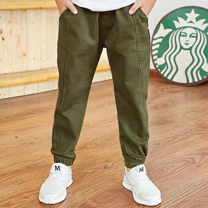 Spring Autumn Cotton Boys Pants Children Trousers Casual Kids Sports Pants 3 4 5 6 7 8 9 10 11 12 13 Years Teenager Boys Clothes