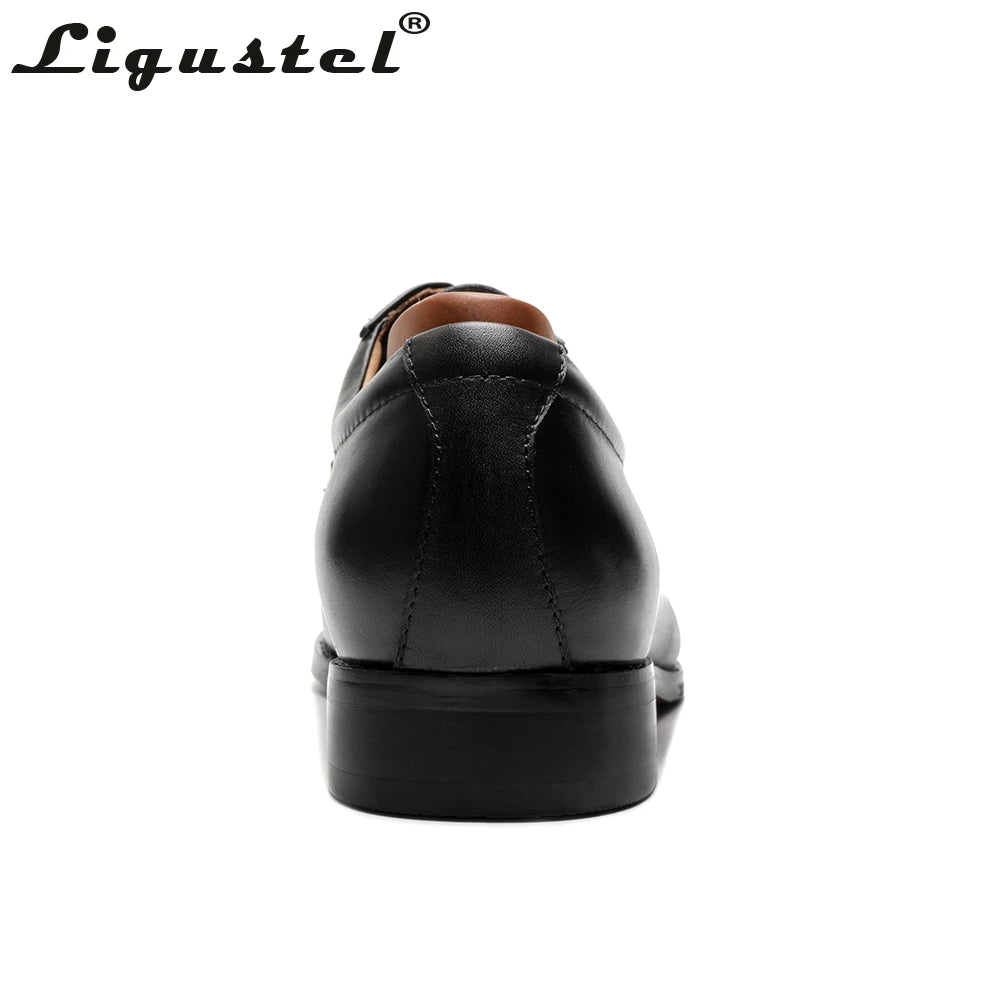 Genuine Leather Men's Derss Shoes Handmade Red Bottom Lace-up Shoes Business Formal Wedding Party Pointed Toe Shoes Big Size