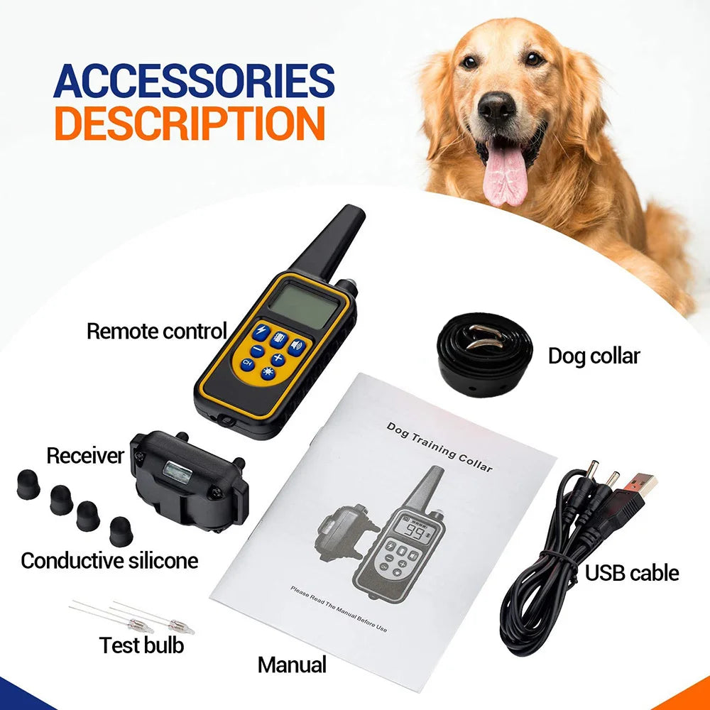 Waterproof Remote Dog Training Collar.