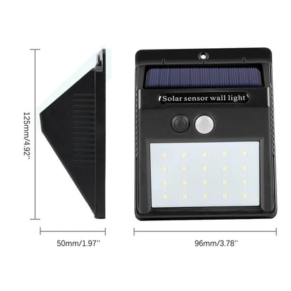 New LED Sensor Solar Wall Lamp 40 Lamp Beads Outdoor Waterproof Garden Courtyard Decorative Lamp Street Corridor Emergency Lamp