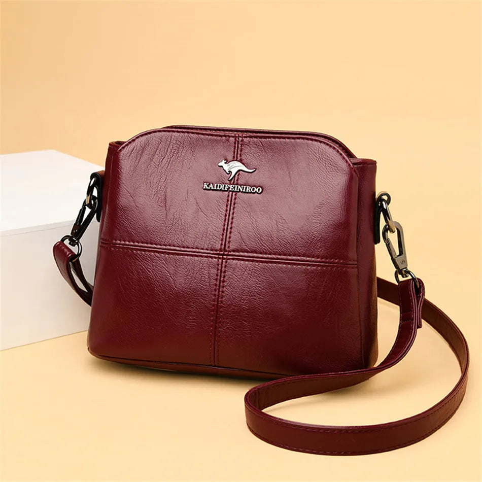 Casual Women's Bag High Quality Pu Leather Shoulder Bags for Women 2022 Ladies Crossbody Bag Purses and Handbags Luxury Designer