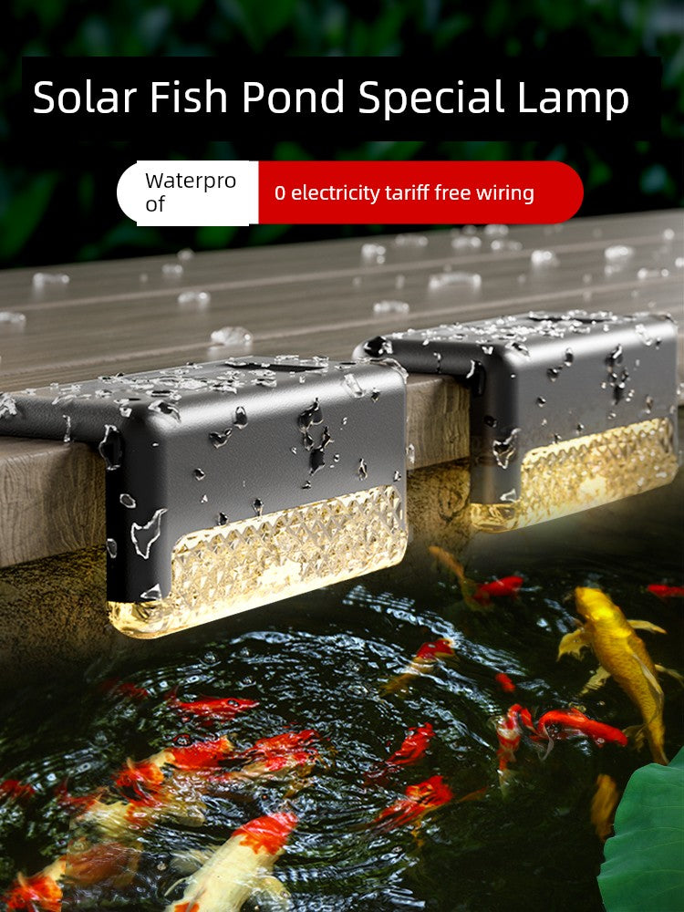 Solar Fish Tank Garden Garden Special LED Lights