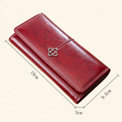 Women's Leather Wallet Woman Luxury Long Wallets Fashion Women Purses Money Bags 2023 Handbags Womens Purse Cards Holder