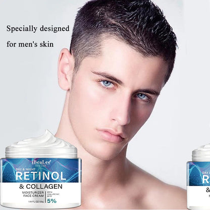 Retinol Cream For Men Remove Face & Neck Firming Moisturizing Skin Retinol Face Cream Hydrating Facial Treatment