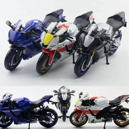 Premium 1/12 Scale Yamaha YZF-R1M Model Toy.