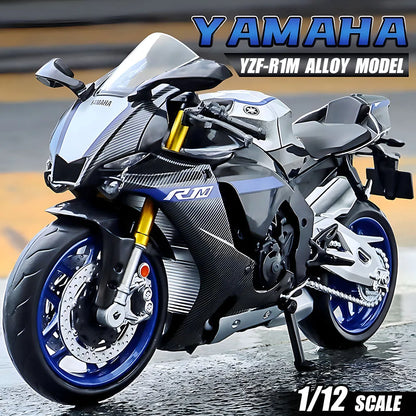 Premium 1/12 Scale Yamaha YZF-R1M Model Toy.