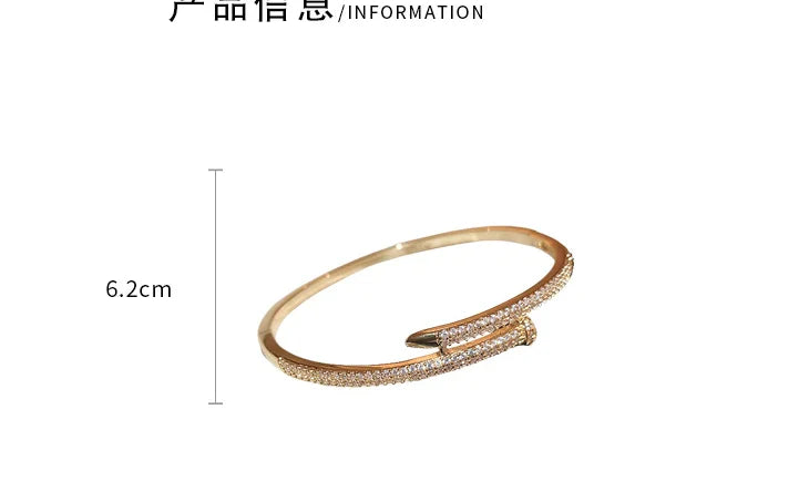 Korean Luxury Bangle Bracelet - Elegant Fashion for Women