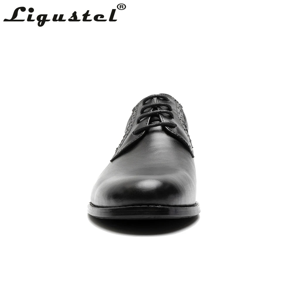 Genuine Leather Men's Derss Shoes Handmade Red Bottom Lace-up Shoes Business Formal Wedding Party Pointed Toe Shoes Big Size