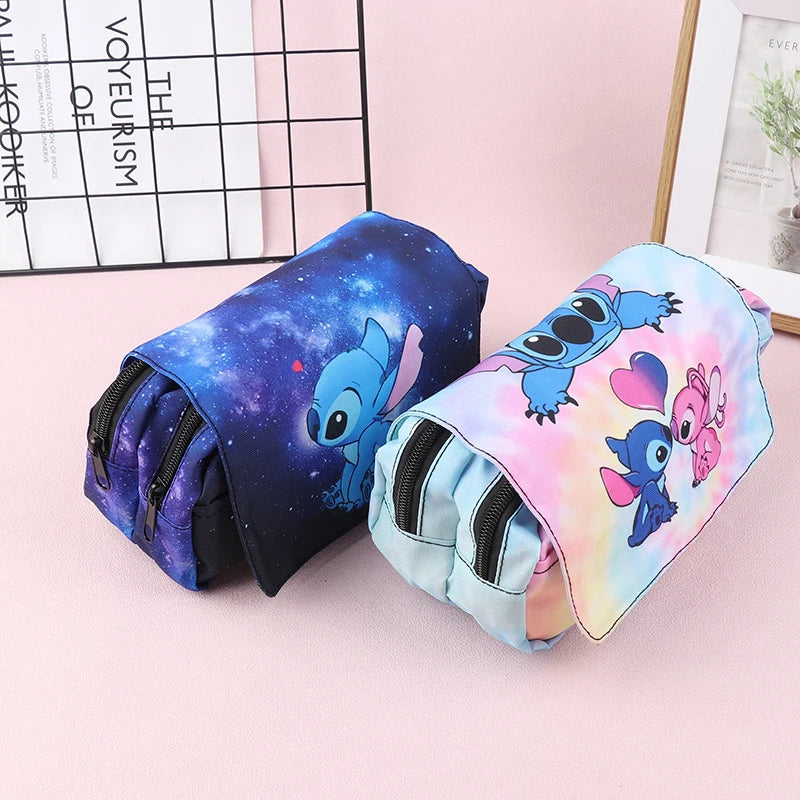 1Pc Anime Lilo And Stitch Figure Stitch Pencil Case Bag Pencil Eraser Kawaii Students Children School Supplies Kids Gifts Toys