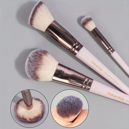 MAANGE 30pcs Professional Makeup Brush Set | Complete Beauty Tools with Bag.