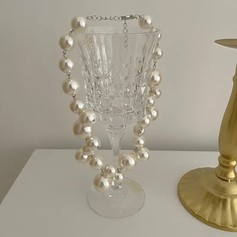 YANGLIUJIA Pearl Necklace - European & American Style Fashion