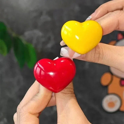 Toilet Presser Heart Shape Handle Love Toilet Press Button Bathroom Water Tank Buttons Push Switch Bathing Room Tool Accessories