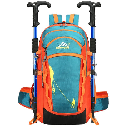 Outdoor Sports Short Distance Trip Backpack Mountaineering Duffel Bag Camping Travel Knapsack Climbing Hiking Hydration Rucksack