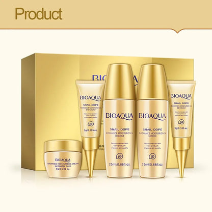 Bioaqua Collagen Gold Eye Mask + Lip Mask - Moisturizing Korean Skin Care Set