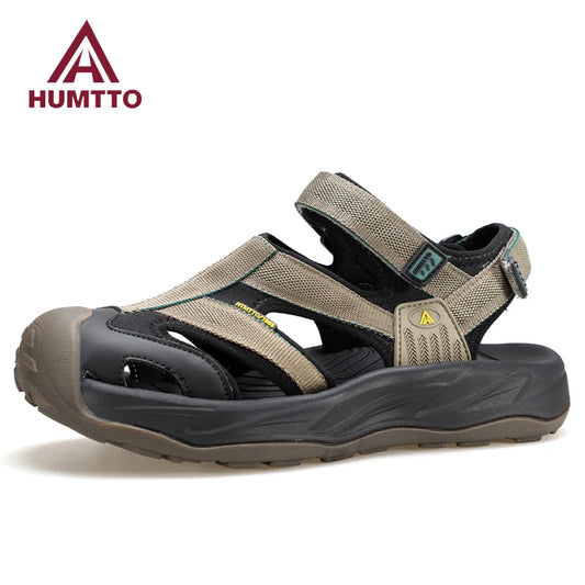 HUMTTO Summer Sandals Breathable Hiking Shoes for Men Outdoor Water Beach Sandals Mens Camping Fishing Climbing Man Sneakers