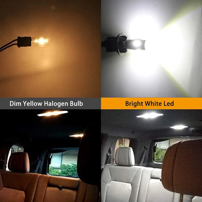 2/6/10 PCS T10 W5W LED Bulb Canbus 12V 5630 6SMD 7000K Super Bright White Car Interior Dome Door Trunk Wedge Side Signal Lights