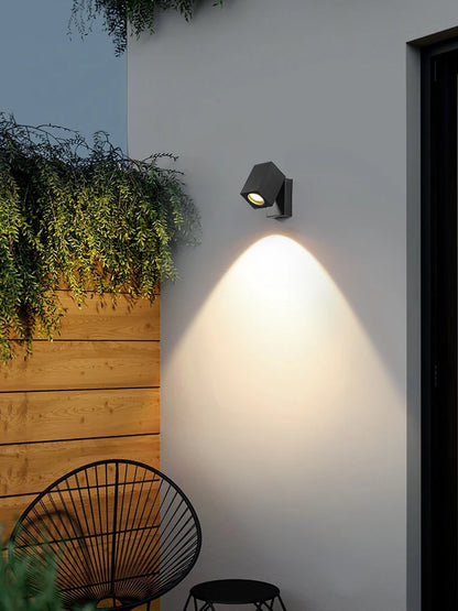 Outdoor Wall Lamp Exterior Wall Lamp Flower Round Lamp Villa Entrance Outdoor Waterproof Wall Lamp Balcony LED Outdoor Lighting