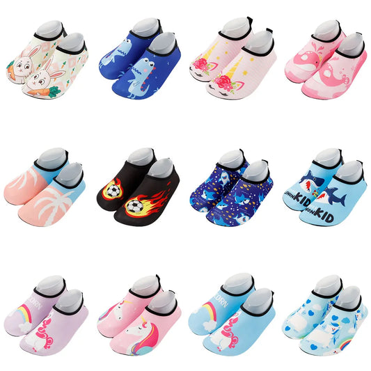 Children Beach Shoes Baby Soft Floor Indoor Slipper Snorkeling Swim Socks Boys And Girls Anti-Slip Home Barefoot Kids Slippers