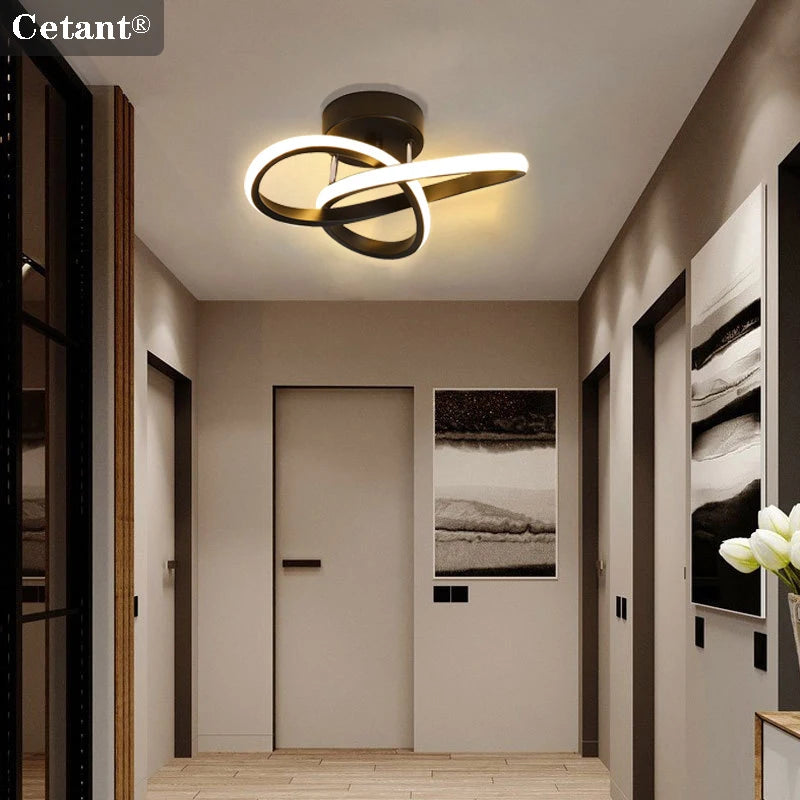 LED Ceiling Light Modern Home Decor Line Lamps Aisle Stair Corridor Balcony Entrance Hotel Hallway Cloakroom Led Lighting Lustre