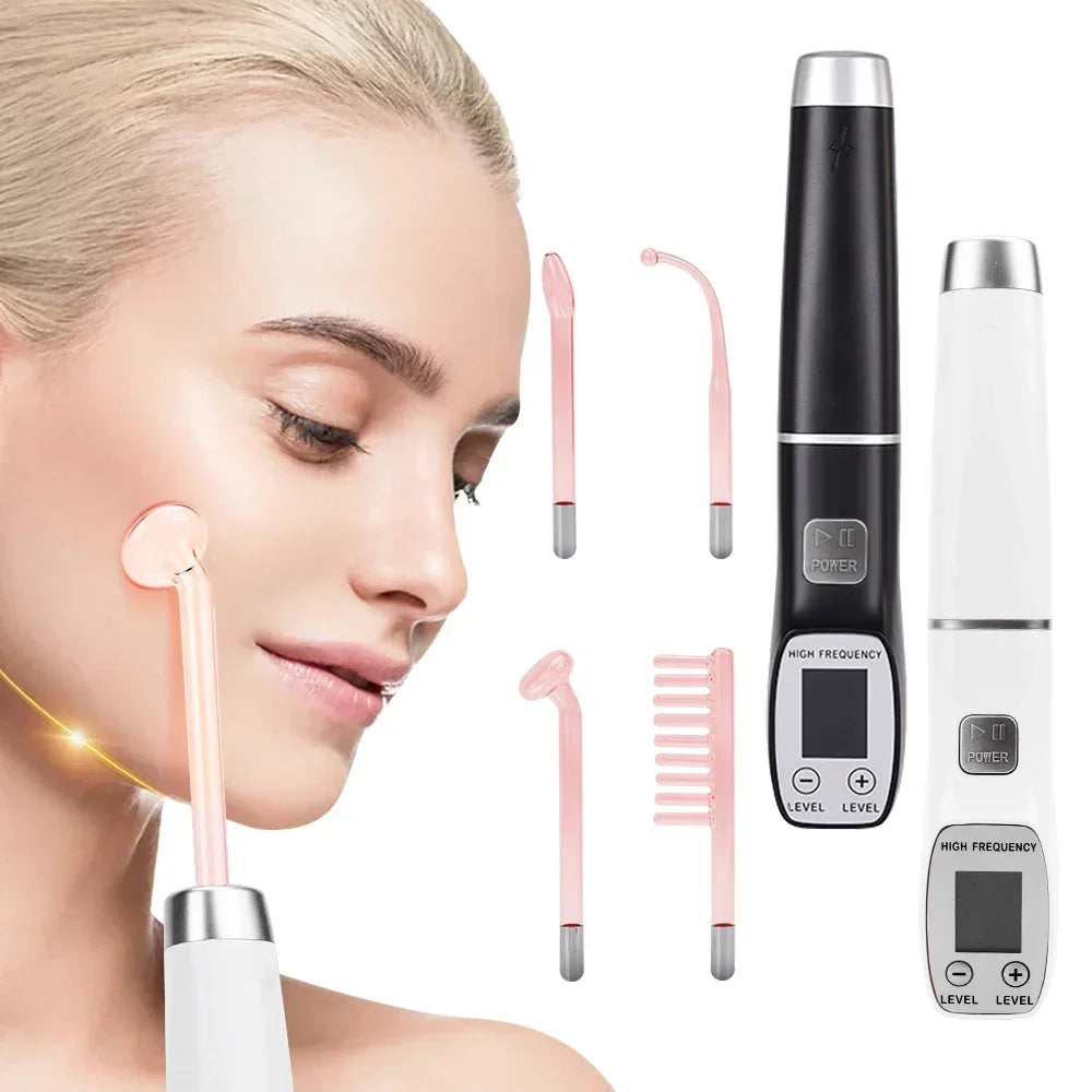 4-in-1 High Frequency Facial Machine Set.