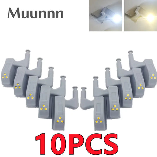 Muunnn LED Inner Hinge Lamp Under Cabinet Lights Universal Wardrobe Cupboard Sensor Lights for Bedroom Kitchen Closet Night Lamp