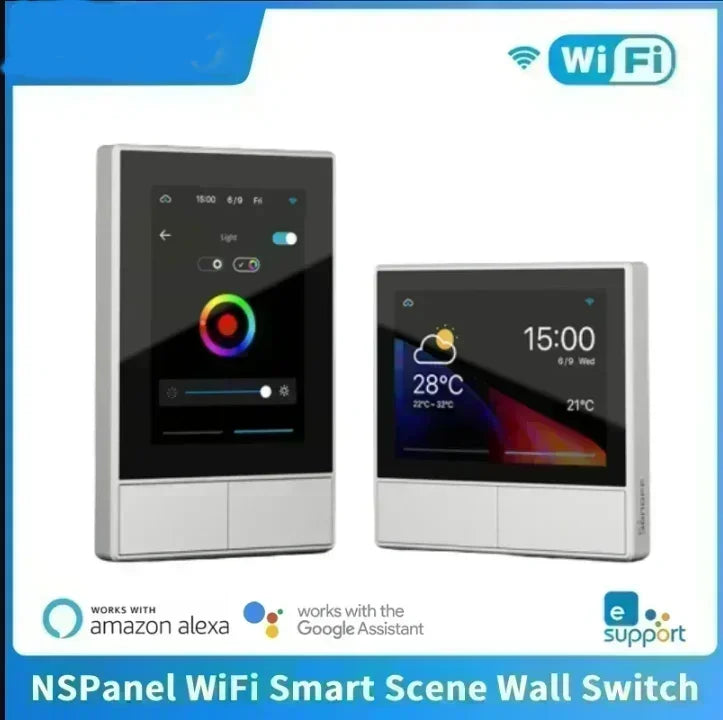 Ns Panel Sonoff Nspanel Smart Home Scene Switch Nspanel Sonoff Smart Panel Thermostat Temperature Controller Ewelink Panel Alexa