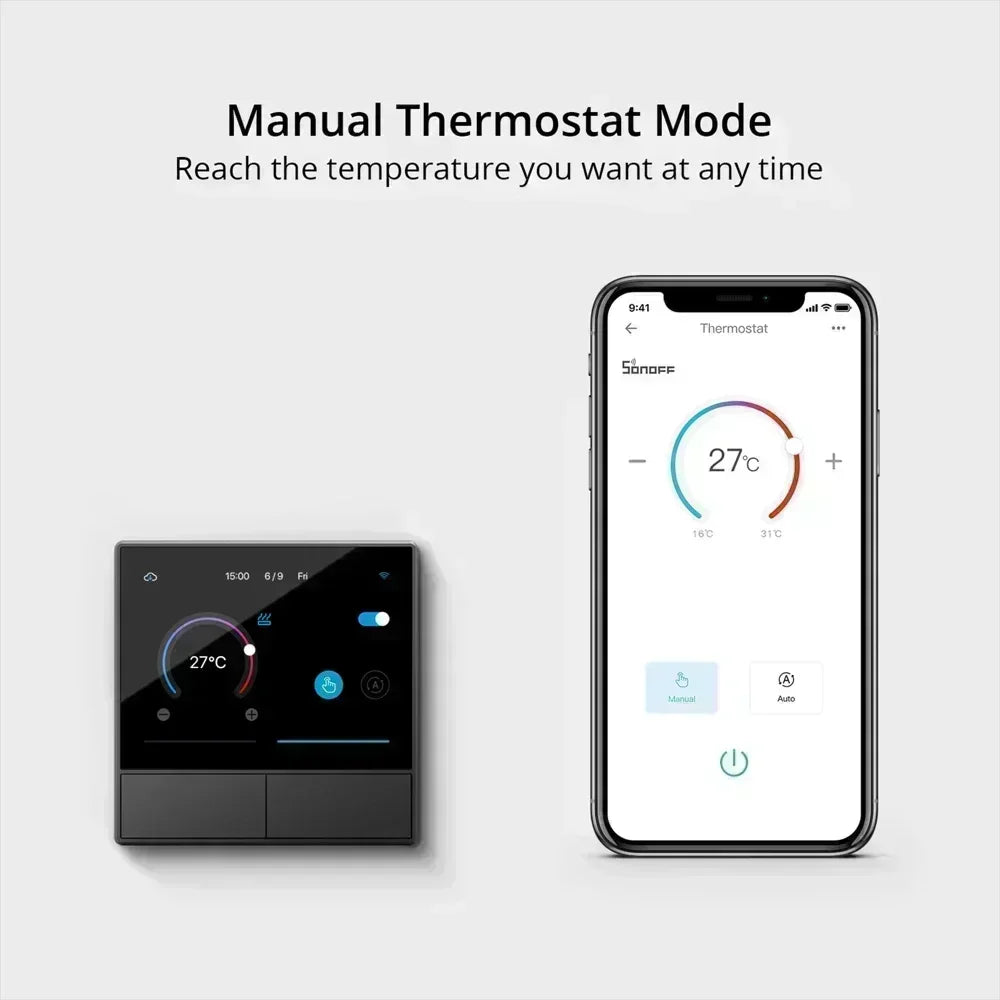 Ns Panel Sonoff Nspanel Smart Home Scene Switch Nspanel Sonoff Smart Panel Thermostat Temperature Controller Ewelink Panel Alexa