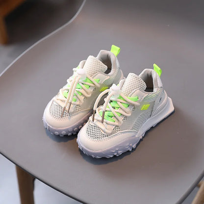 Children Spring Autumn Sneakers Boys Breathable Comfortable Running Shoes Girls Fashion Sports Casual Sneakers Baby Soft Shoes