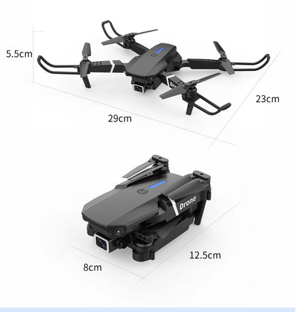 Professional Drone E88 4K Wide Angle Camera WiFi FPV.