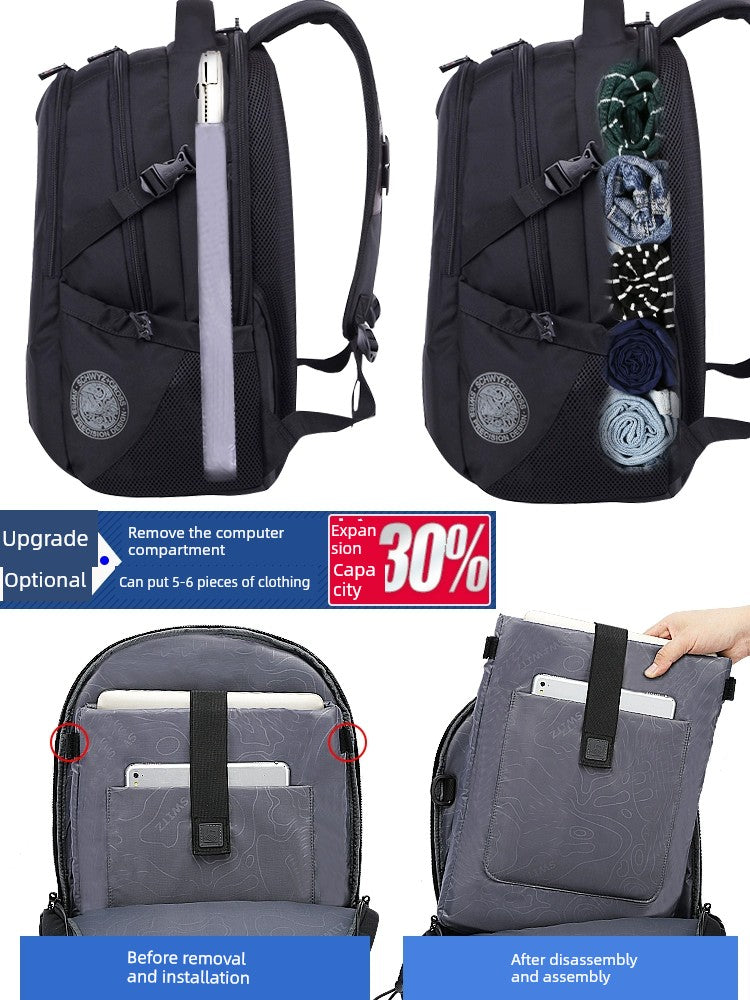 Travel Swiss Business High School Student Men's Backpack