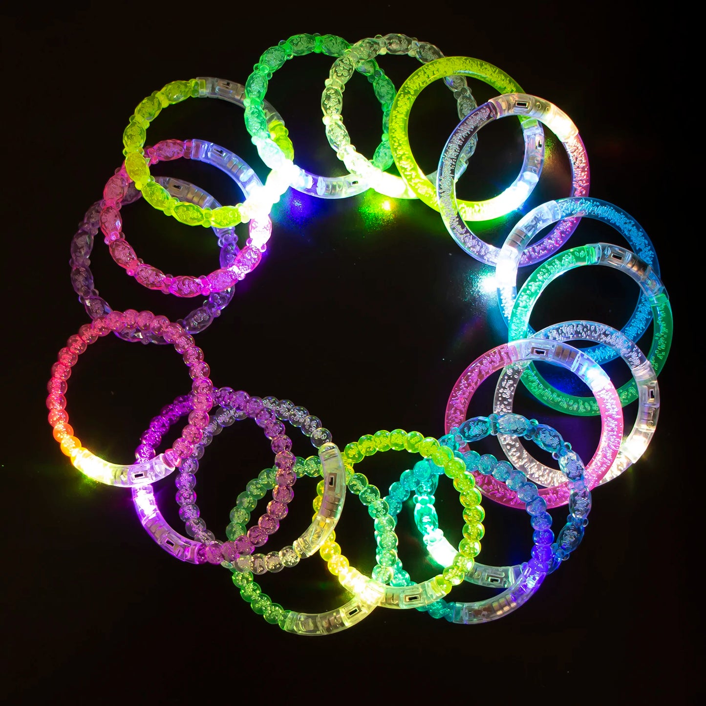 Led Foam Sticks LED Light Up Toys Party Favors Glow in the Dark Party Supplies Neon Sunglasses LED Bracelets Wedding Decoration