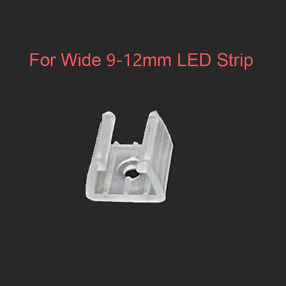 Fixing Clip + Screw Mounting Brackets For 12V 2835 5050 Cob Flexible Neon LED Strip RGB LED Strip Fxing Holder Fixed Accessories