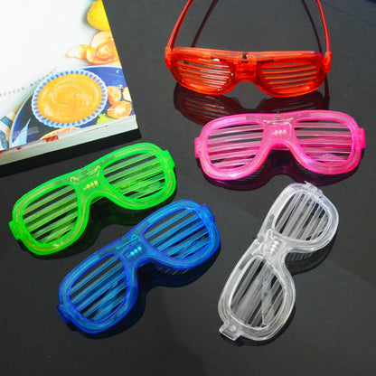 5/25 Pcs Light Up LED Glasses Bulk 5 Colors Glow Glasses Glow in The Dark Party Supplies Neon Party Favors for Kids Adults