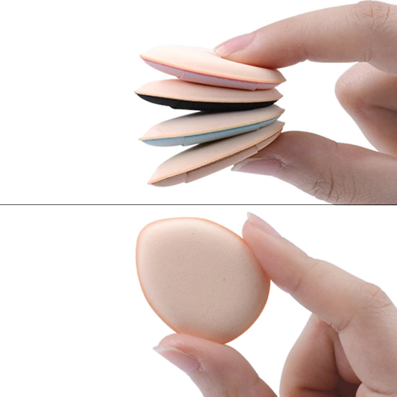 5/10 Pcs Mini Finger Puff Foundation – Small Air Cushion Powder Sponge | Face Concealer & BB Cream Cosmetic Applicator | Makeup Tools.