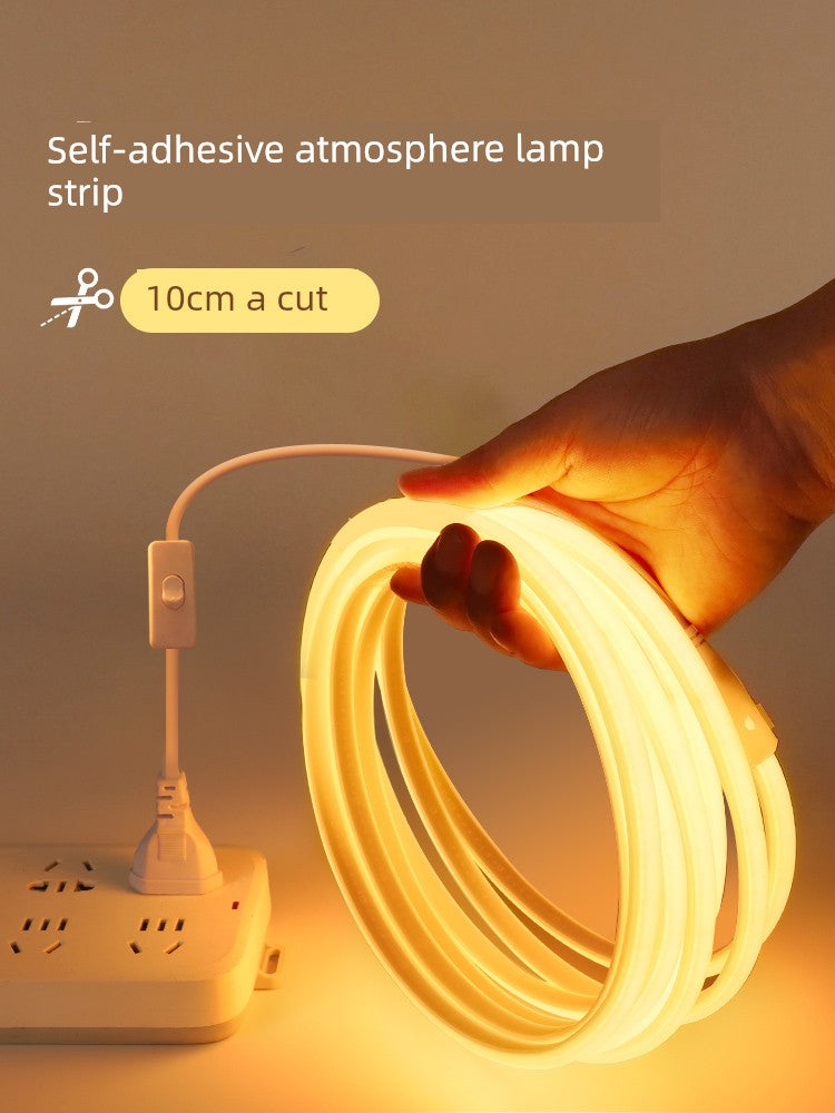 LED Bedside Hanging Decorative Cob Warm Light Plug-in Light Strip