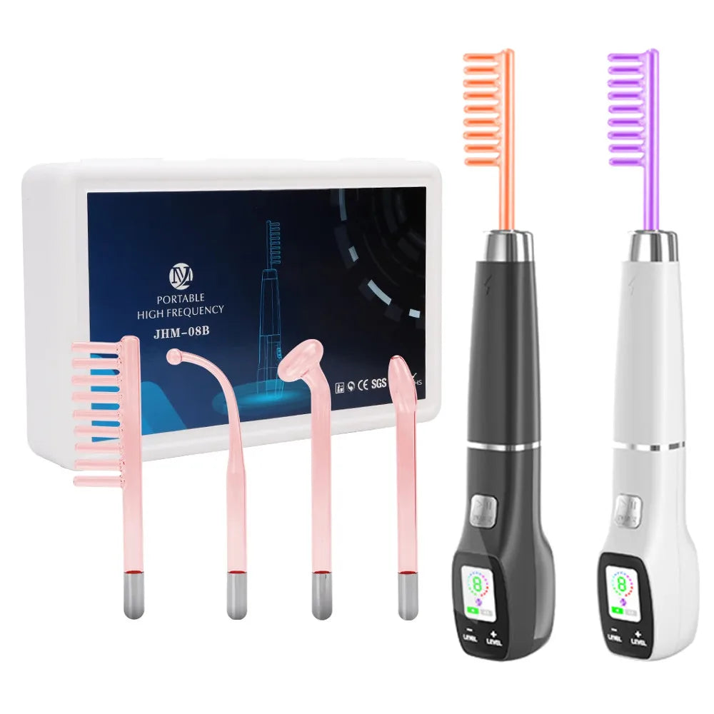 4-in-1 High Frequency Facial Machine Set.