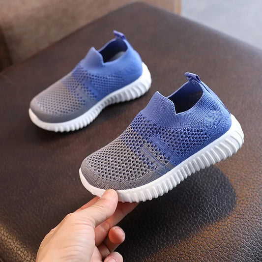 Children Running Sneakers Boys Kids Shoes Mesh Breathable Anti-Slip Walking Patchwork Tenis Toddler Soft Soled Girls Shoes