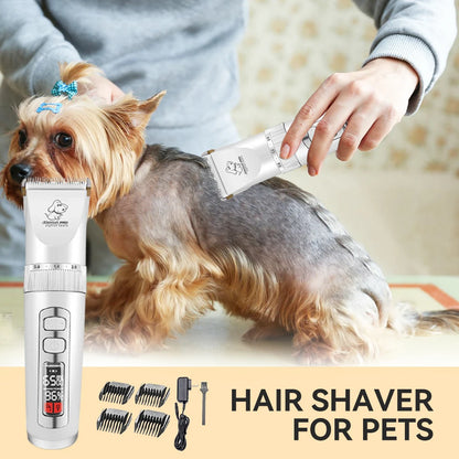 BaoRun P9 P2 Professional Pet Shaver Cats Dogs Hair Cutter Trimmer Dog Grooming Kit Rechargeable Electrical Animal Pet Clippers