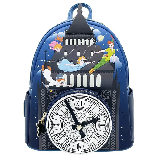 Peter Pan Women's Backpacks Anime Cosplay Peter and Wendy Star Sky  Pu Leather Students Brand Backpack Waterproof Bag