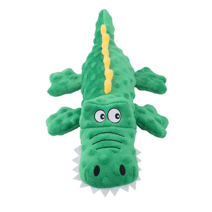 Pet plush toy sounding crocodile molars bite-resistant cute cartoon dog dog toy pet supplies