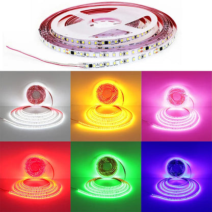 110V 220V LED Strip 2835 120LEDs/m Home Lamp Strip Red Ice Blue Green Yellow Pink 120V 230V Flexible Cuttable 20M Soft Light Bar