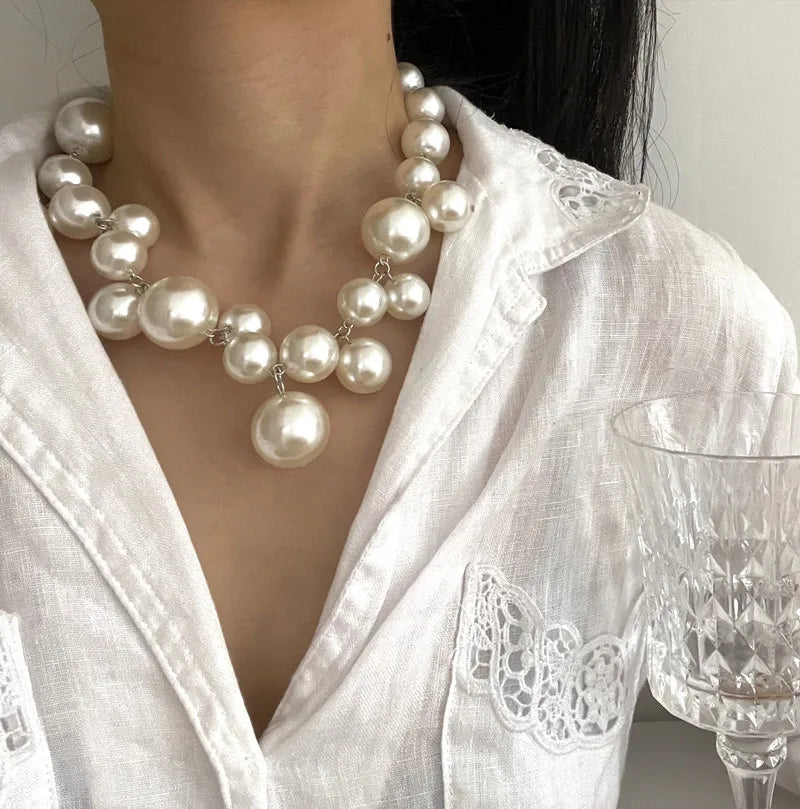 YANGLIUJIA Pearl Necklace - European & American Style Fashion