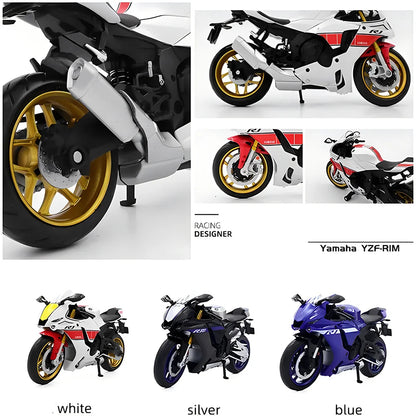 Premium 1/12 Scale Yamaha YZF-R1M Model Toy.