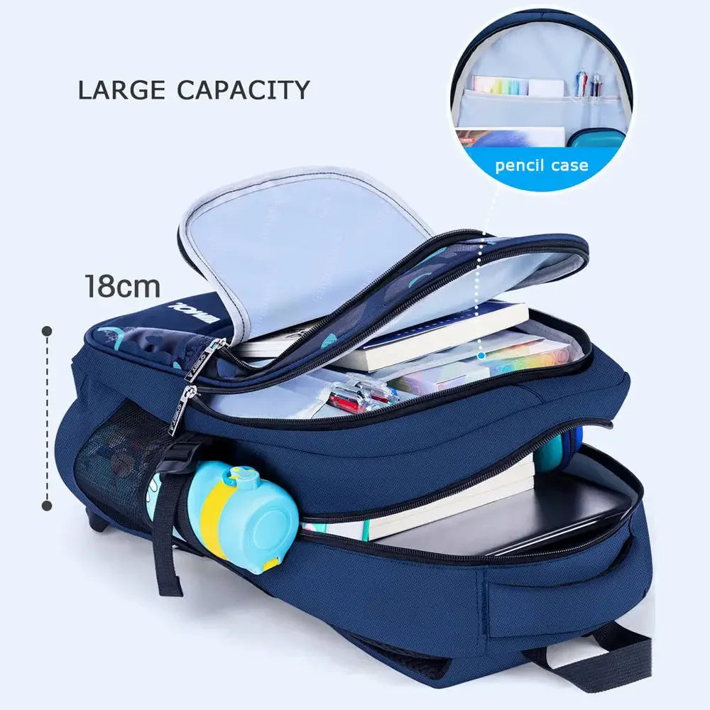 2023 New Children School Bags Kids Backpack In Primary Schoolbag For Teenager Boys Waterproof Backpacks Book Bag Mochila