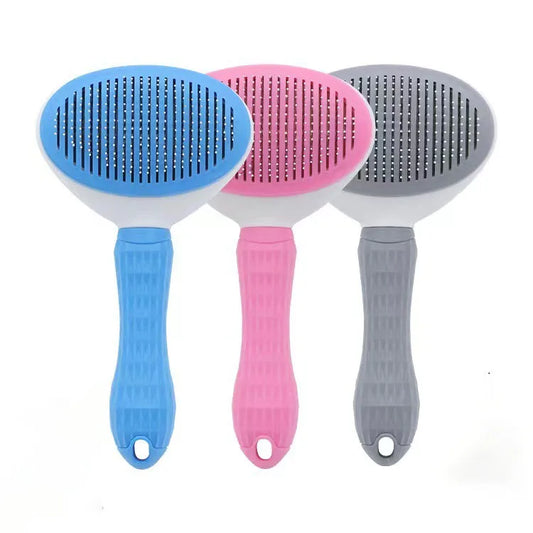 Hair Remover Brush Dog and Cat Non-slip Beauty Brush Dog Grooming Equipment Pets Stainless Steel For Dogs Pet Hair Removal Comb