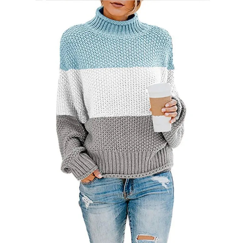 Women's S-3XL Plus  Size New sweater knitted sweater  foreign trade women's clothing plus size women clothing  plus size