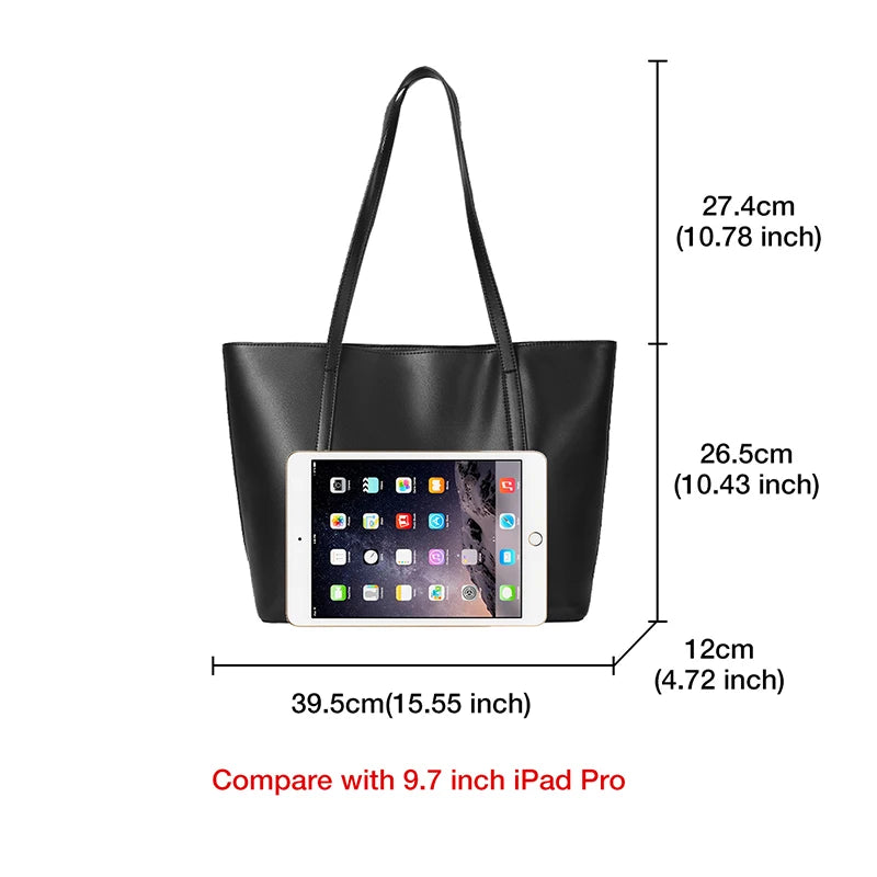 FOXER Handbags Office Bags Lady Commuter Totes Split Leather Large Capacity Top-Handbag Women's Fashion Versatile Composite Bag