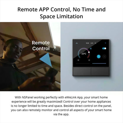 Ns Panel Sonoff Nspanel Smart Home Scene Switch Nspanel Sonoff Smart Panel Thermostat Temperature Controller Ewelink Panel Alexa