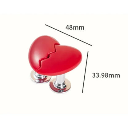 Toilet Presser Heart Shape Handle Love Toilet Press Button Bathroom Water Tank Buttons Push Switch Bathing Room Tool Accessories